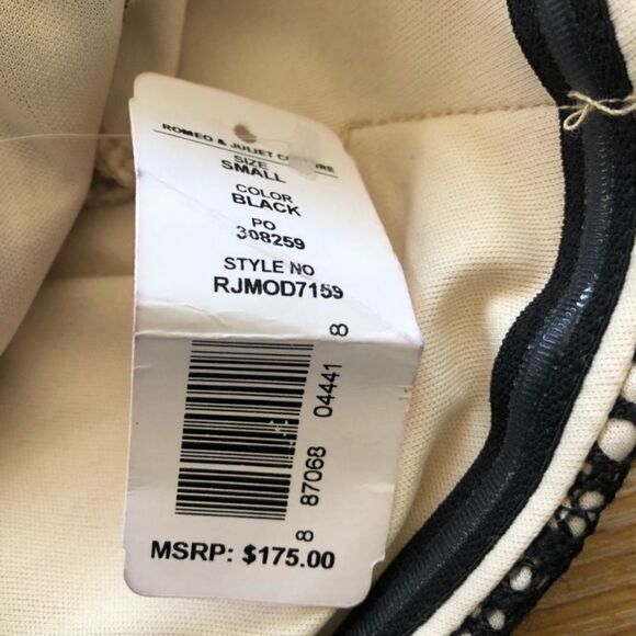 NWT- Romeo & Juliet Couture Lace Peplum Dress - Picture 8 of 10